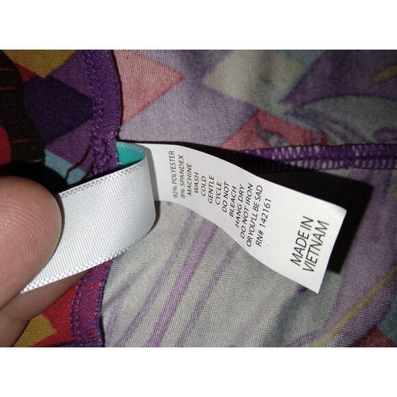 Lularoe Maleficent Dragon Leggings TC2 Diamond Multicolor - Picture 8 of 9